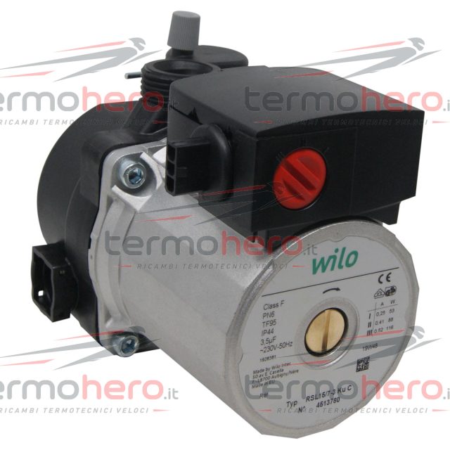 Wilo RSL15/7-3 Ku C - Pompa Circolatore 3 VelocitÃ  Interasse 130 mm