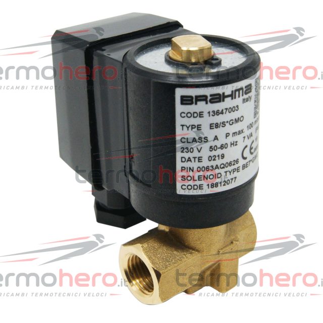 Brahma E8/S*GMO - Elettrovalvola 1/4" Femmina-Femmina