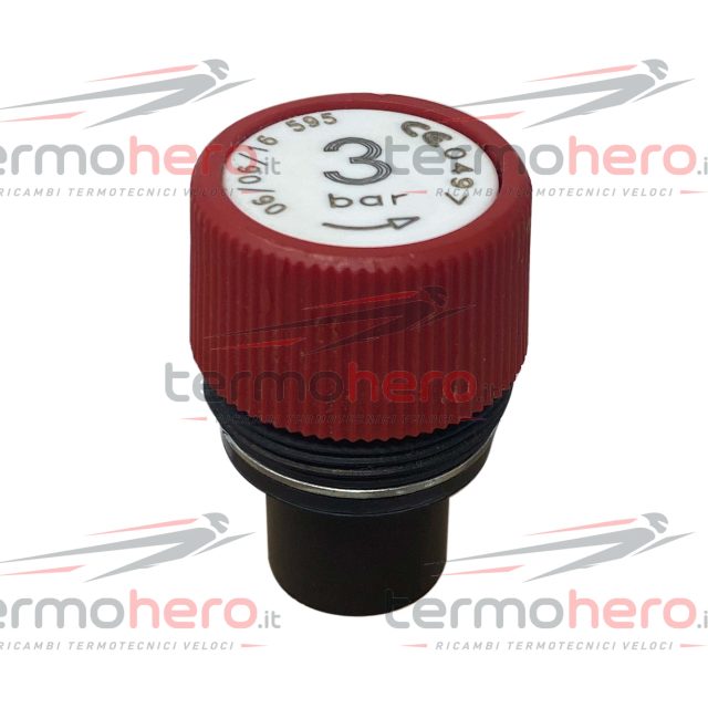 Chaffoteaux 61301927 - Testa Valvola di Sicurezza 3 Bar per Elexia Comfort e Maya