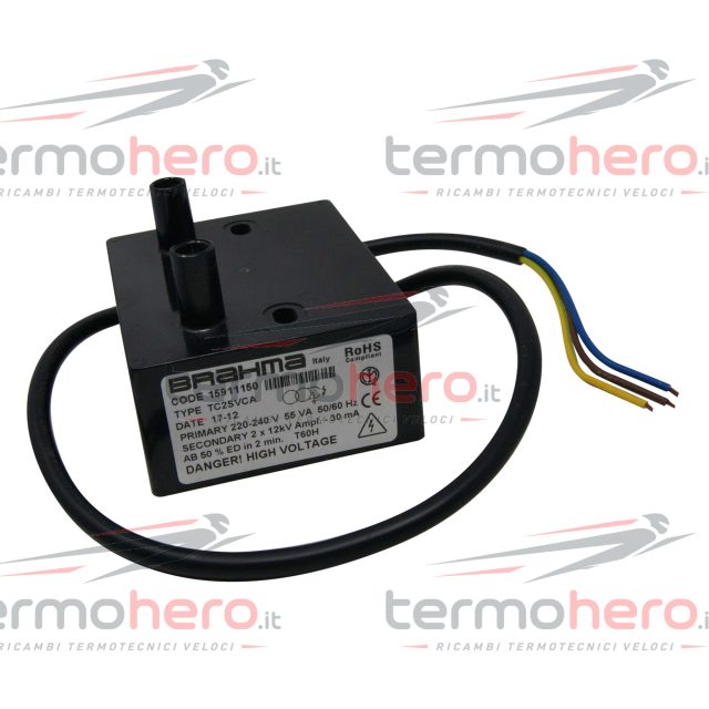Brahma 15911150 - Trasformatore di Accensione TC2SVCA ex TC2S724A