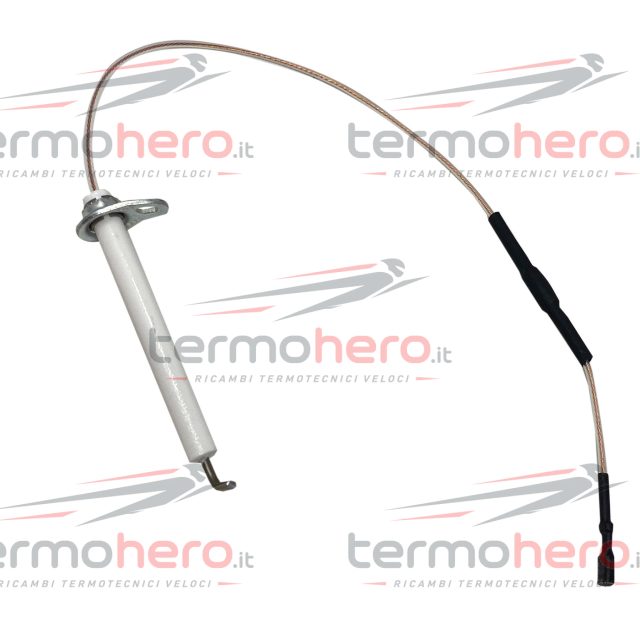 Ariston 65105682 - Elettrodo Candela Accensione Destra con Resistenza per Modula, Next, One e T2/23