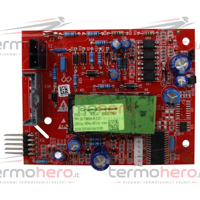 Unical 95260877 - Scheda Controllo Fiamma per Ipsen CTFS 28, Entrofuori ed Enel.Si X 280