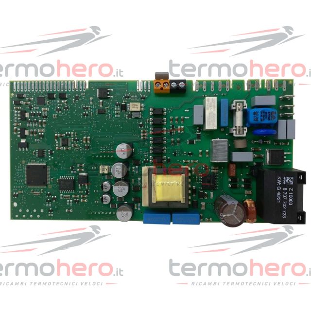 Scheda elettronica Junkers, codice 87377077620, destinata alle caldaie Cerapur Compact ZSB 24, Cerapur Compact ZWB 24 e Cerapur