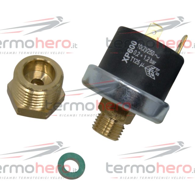 Ferroli 39806180 - Pressostato Acqua 1/4" ex 36401930 per Bluehelix, Econcept, Domina, Ferella e Fersystem