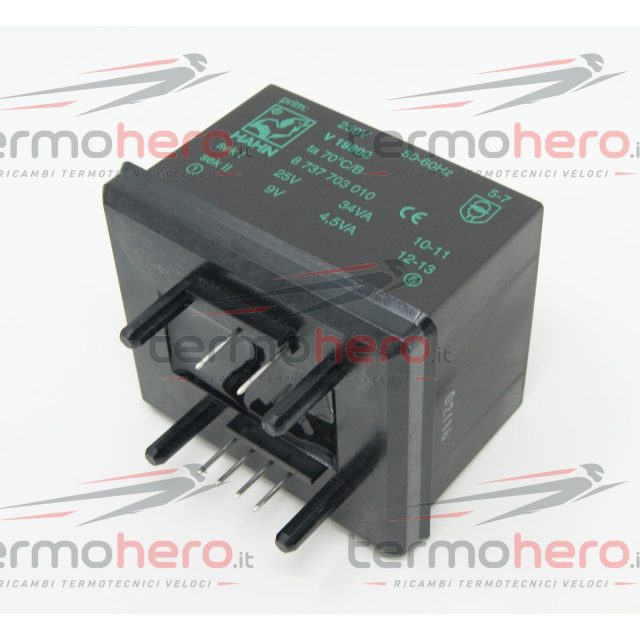 Junkers 87472013580 - Trasformatore Primario per Cerastar, Cerasmart, Ceranorm, Cerapur, Ceranox ed Euromaxx