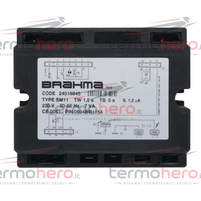 Brahma 24019845 - Scheda SM11 per Bruciatore TW 1,5 s TS 5 s