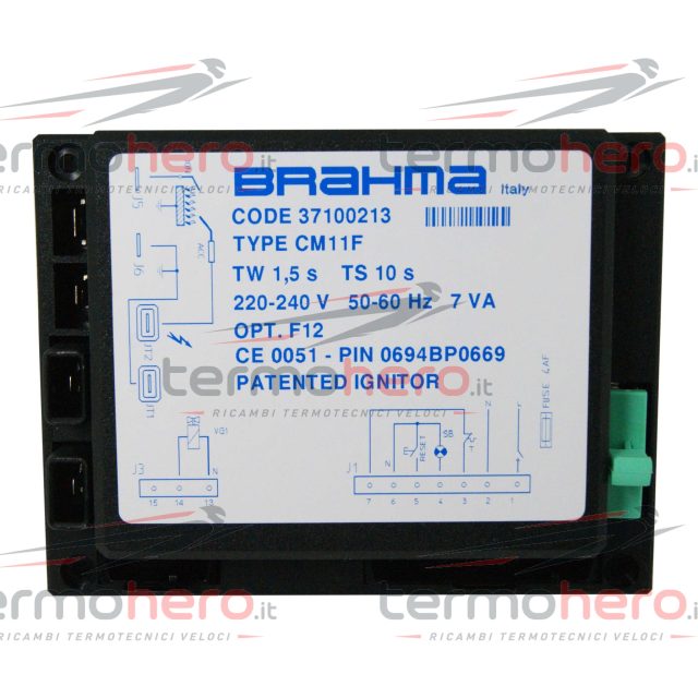BRAHMA 37100213 - Scheda Apparecchiatura Accensione CM11F
