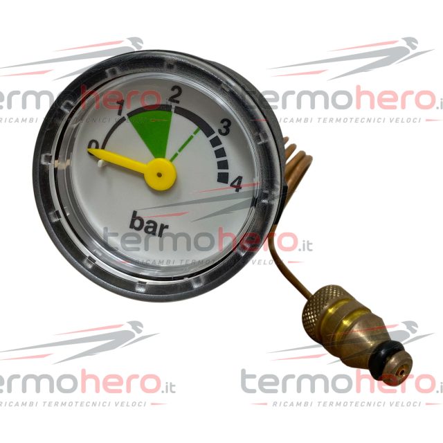 Junkers 87167618750 - Manometro Idrometro per Cerastar B50 ZWSE 23 e Cerastar B50 ZWSE 28