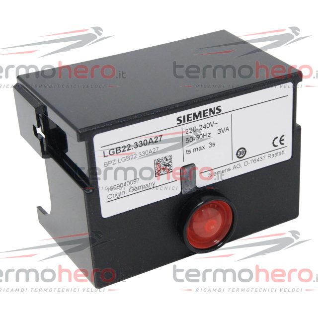 Siemens Landis LGB22.330A27 - Quadro di Comando per Bruciatori a Gas