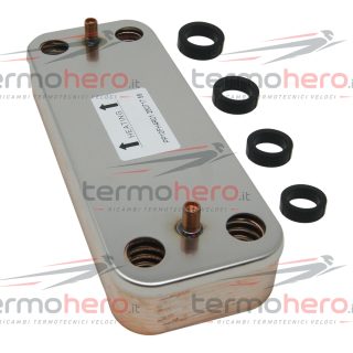 Scambiatore Sanitario Ferroli 39842130 10 Piastre per Divacondens, DIVAtech e FERtech