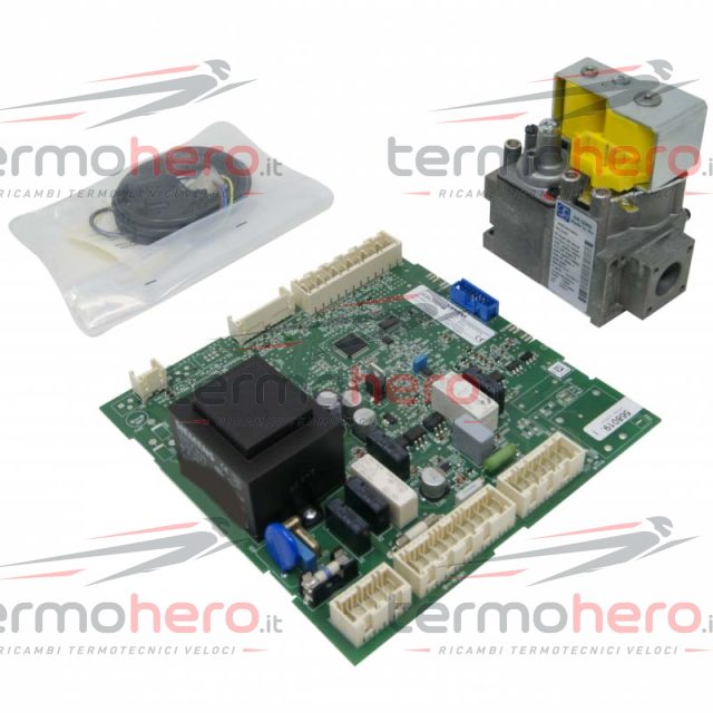 Baxi JJJ005702310 - Kit Scheda LMU54.046D149+ e Valvola Gas SIT 848 SIGMA