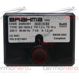 Brahma SM192N.2 24283301 - Scheda Apparecchiatura Accensione per Bruciatori