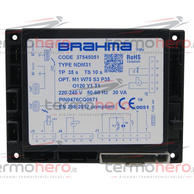 Brahma NDM31 37545051 - Scheda Apparecchiatura Accensione per Riello ex DMN31 37545050