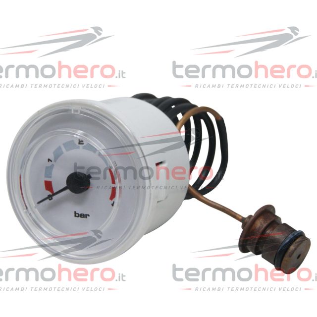 Riello 4R000955 - Idrometro Manometro per Caldariello, Fastech e Start