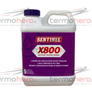 Sentinel X800 - Disincrostante per Radiatori e Tubature 1 Litro