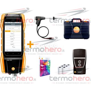 Testo 300 Longlife Kit 2 - Analizzatore di Combustione con Stampante