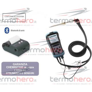 Seitron Chemist 101 S Be Green - Analizzatore di Combustione con Stampante
