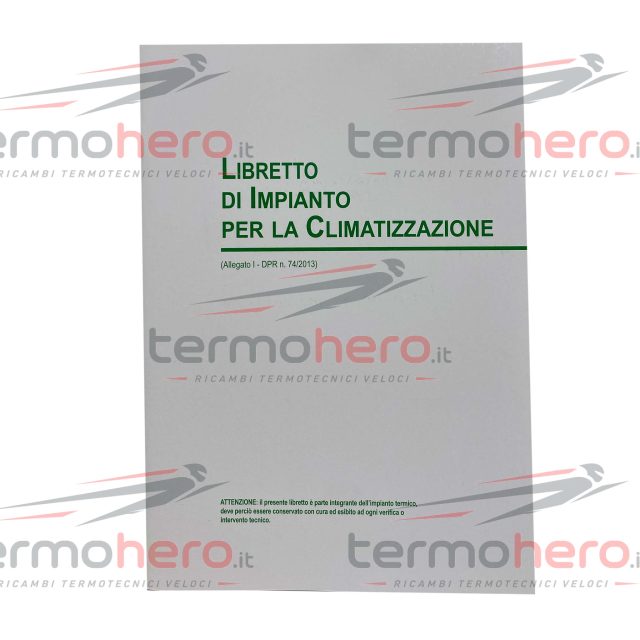 Libretto di Impianto per la Climatizzazione - Allegato I