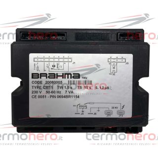 Brahma 20080005 - Scheda Apparecchiatura Quadro Accensione CM11