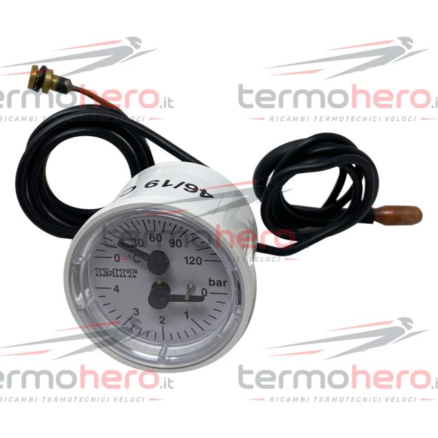 Termomanometro D40 caldaia Sime Dewy Zip Solar, Format Dewy ZIP, Format ZIP, Metropolis 6217006 ex 6217005