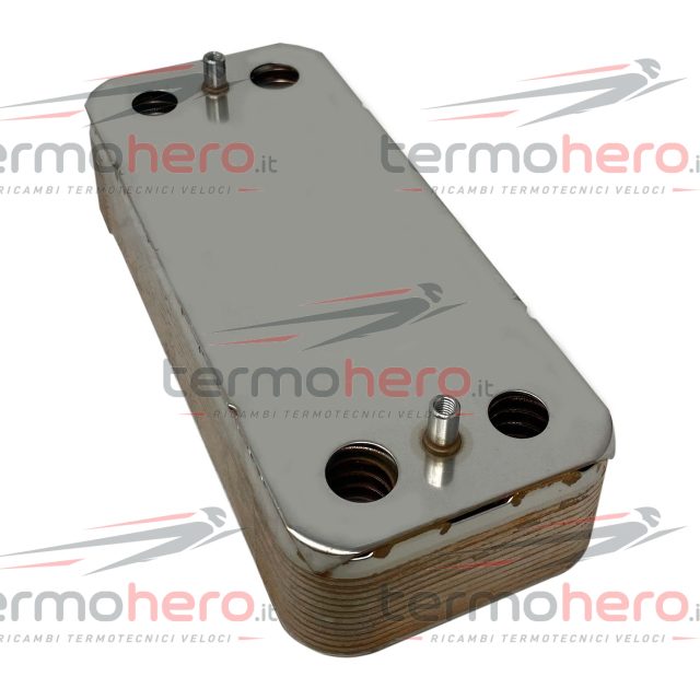 Scambiatore sanitario a 14 piastre per caldaie Arca Aeterna, Dea Clip, Pixel e Pocket SCA0914P