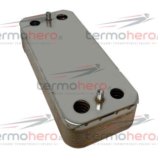 Scambiatore sanitario a 14 piastre per caldaie Arca Aeterna, Dea Clip, Pixel e Pocket SCA0914P