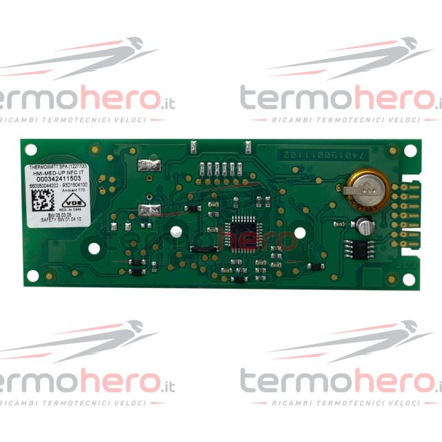 Scheda di controllo per scaldabagni Ariston Pro Eco Evo 50, 80 e 100 V/5 EU 65116280