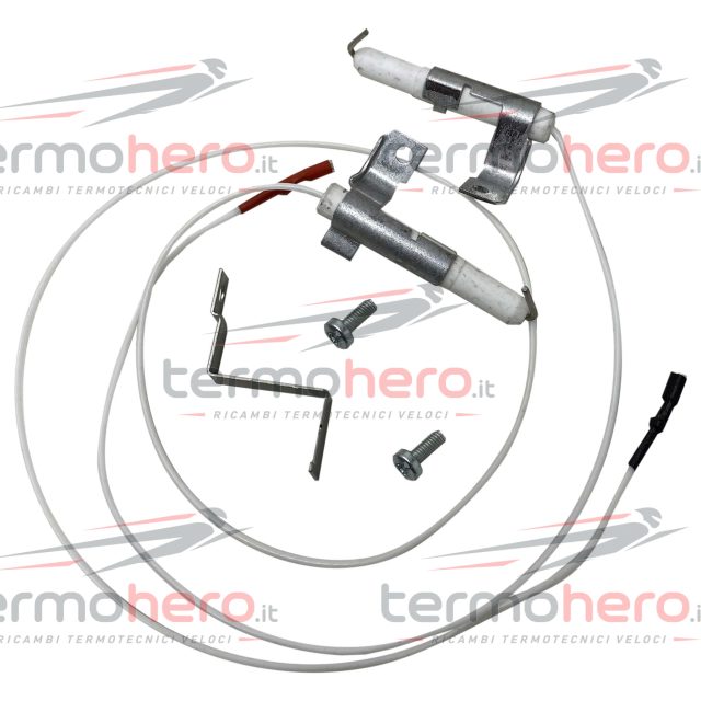 Set elettrodi di accensione e rilevazione per caldaie Leblanc GLM7 e GVM7 87167563740