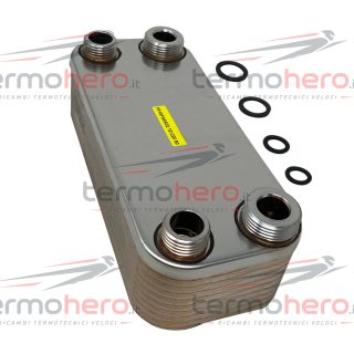 Scambiatore a 18 piastre per caldaie Hermann Saunier Duval Spazio e Thesi H015004403