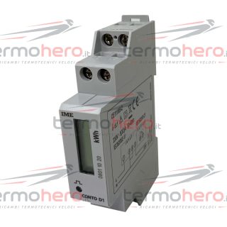 Contatore di energia attiva 230V 30A per barra DIN 1M Emmeti 07245360