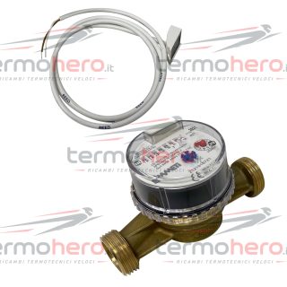 Contatore volumetrico DN20 lanciaimpulsi acqua fredda 1 pollice Emmeti 0270916