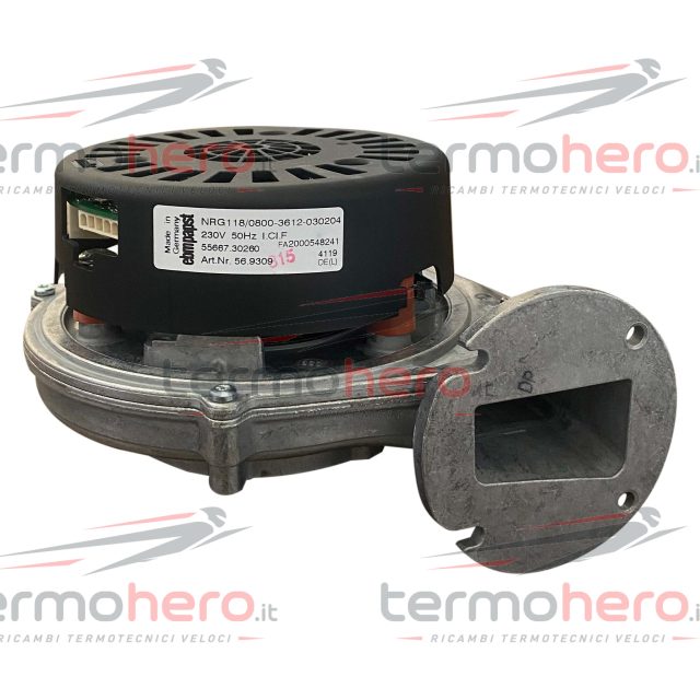 Ventilatore NRG118/0800-3612 per caldaie Baxi Luna3 Comfort e Nuvola3 Comfort 5693090