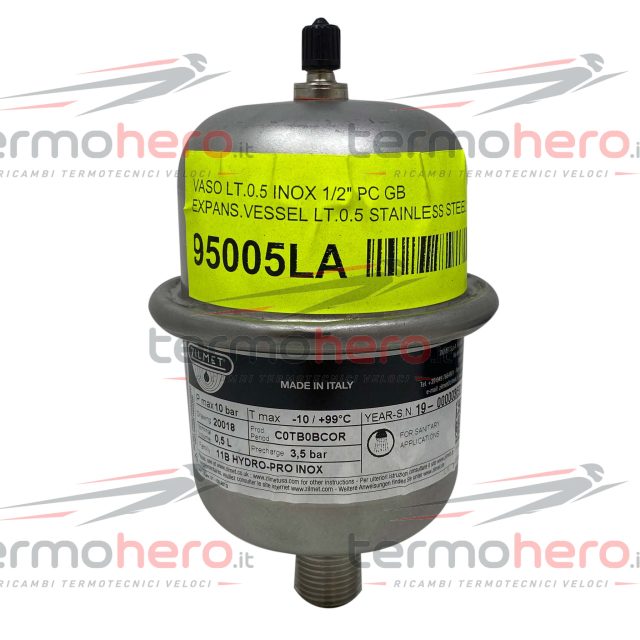 Radiant 95005LA - Vaso Espansione Zilmet 0,5 Litri Attacco 1/2"