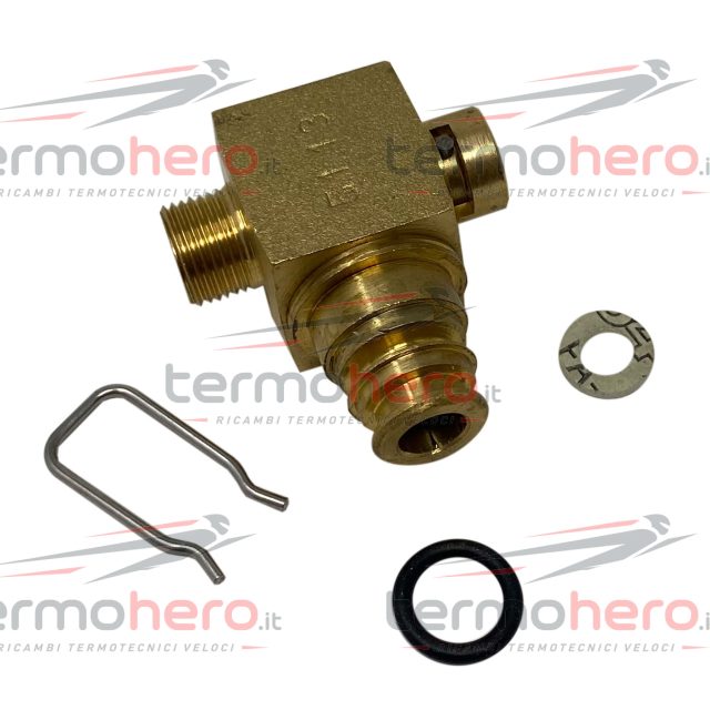 Rubinetto di carico con valvola di ritegno per caldaie Vaillant VMW e VMI 014674
