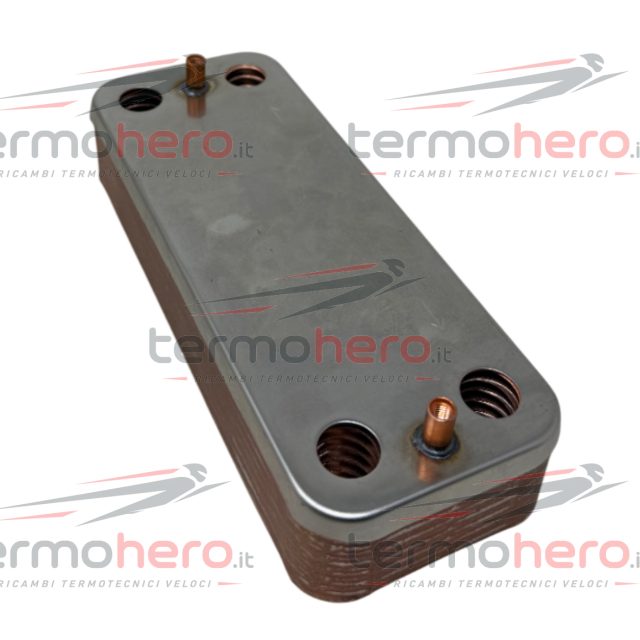 Scambiatore a 14 piastre per caldaie Savio Biasi M261, M263 e M291 BI1511105