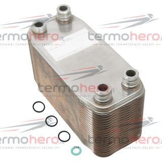 Scambiatore Sanitario Vaillant 065132 40 Piastre per atmoTEC, ecoBLOCK, turboBLOCK e turboTEC