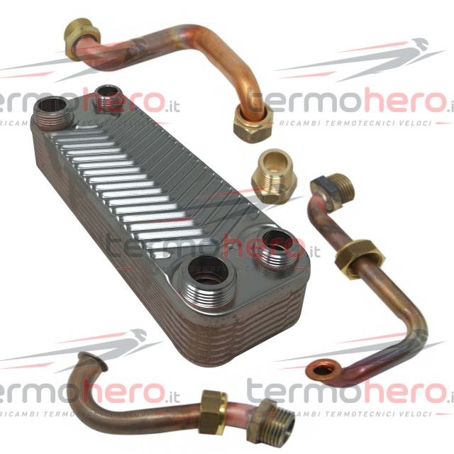 Scambiatore Sanitario Vaillant 0020073793 14 Piastre per Tecnoblock VCW