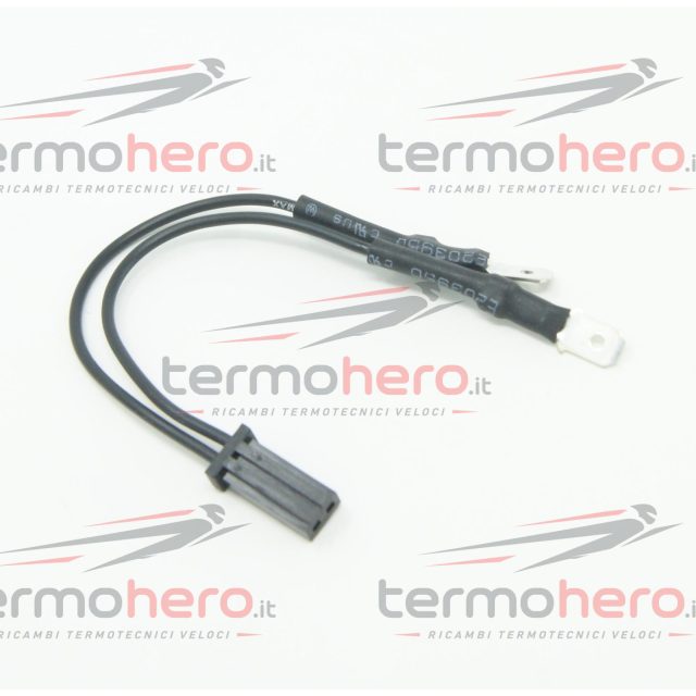 Connettore Nero con Faston per Sonda Temperatura NTC