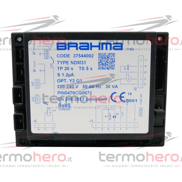 Scheda Accensione BRAHMA NDM31 37544002