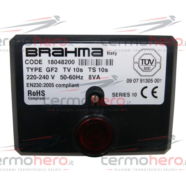 Scheda Apparecchiatura Accensione BRAHMA GF2 18048200