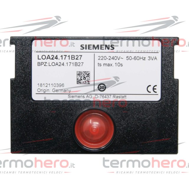 Scheda Accensione Siemens LOA24.171B27 per Bruciatori